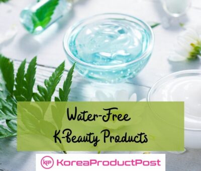 water-free k-beauty