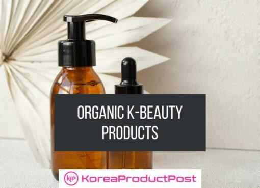 organic k-beauty products