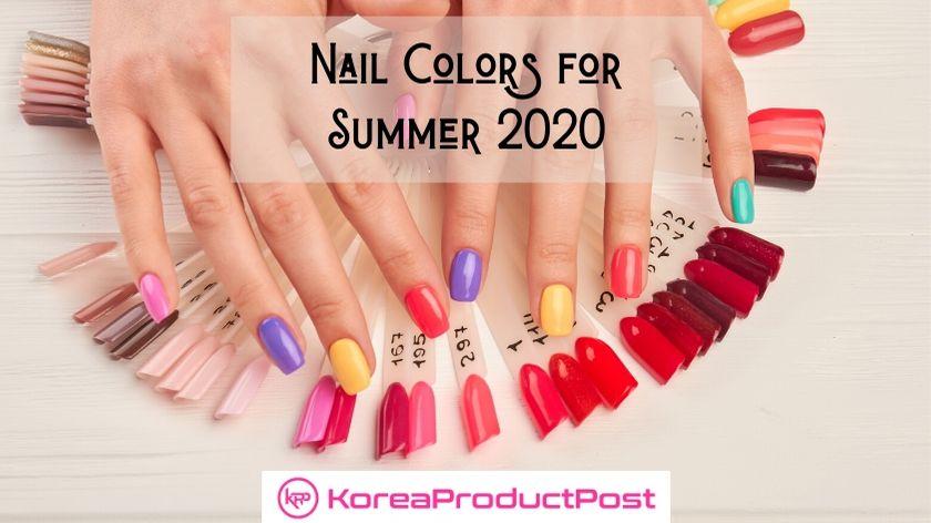 korean nail colors summer