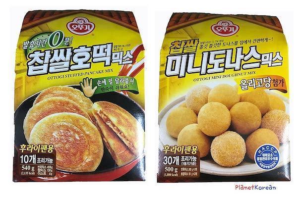korean instant mix pancakes