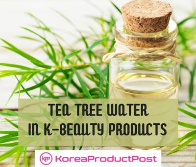 tea tree water in k beauty