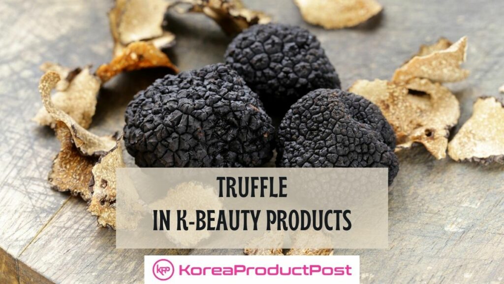 Truffle as Ingredient in Kbeauty Products KoreaProductPost