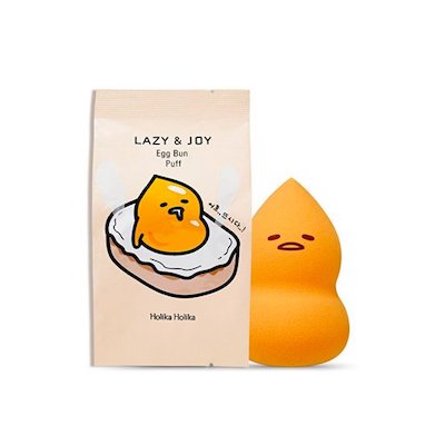 Holika Holika Gudetama Lazy & Joy Egg Bun Puff, Makeup Sponge Blender