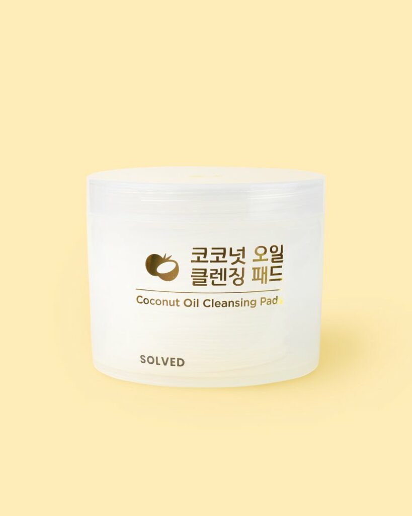 SOLVED SKINCARE Coconut Oil Cleansing Pads