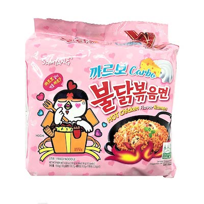  Samyang Carbo Spicy Chicken Fried Noodles 