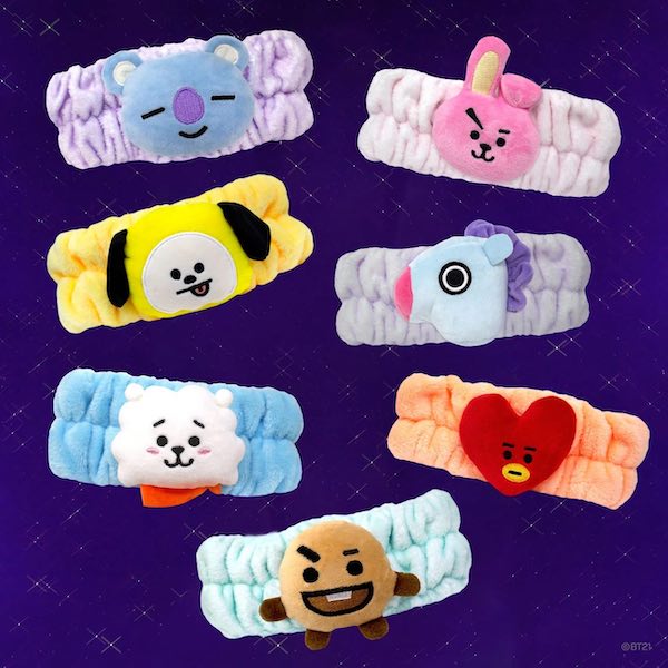 the crème shop bt21 headbands