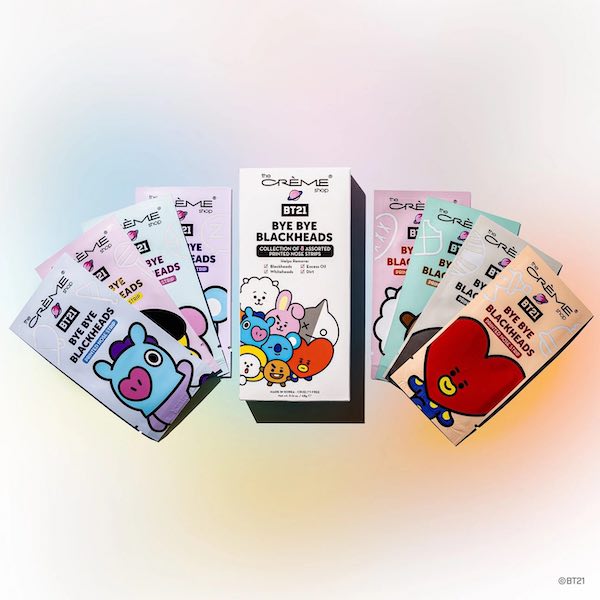 the crème shop bt21 black heads removal strips