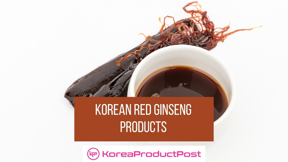korean red ginseng products