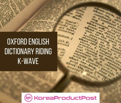 Oxford Dictionary korean wave