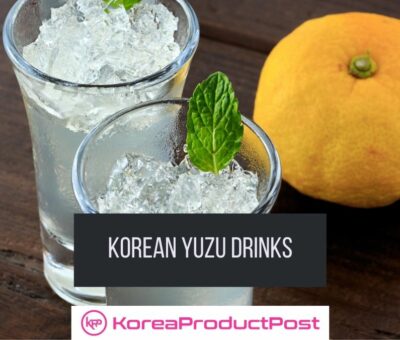 korean yuzu drinks