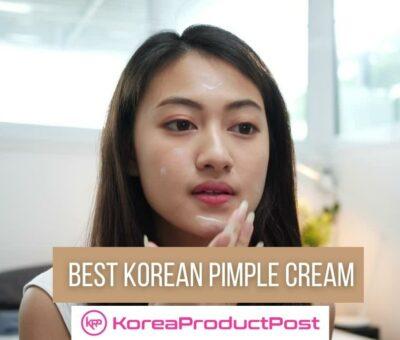best korean pimple creams