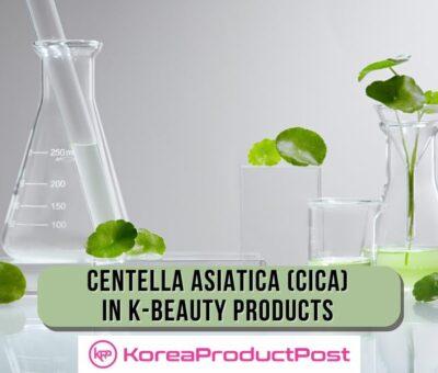centella asiatica cica k-beauty products