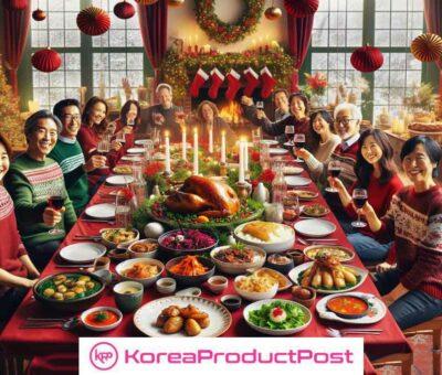 Korean meals and dishes for Christmas dinner ideas menu