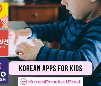 korean apps for families with young kids