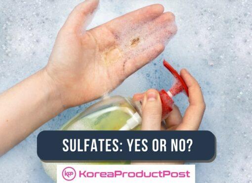 sulfates in korean personal care products